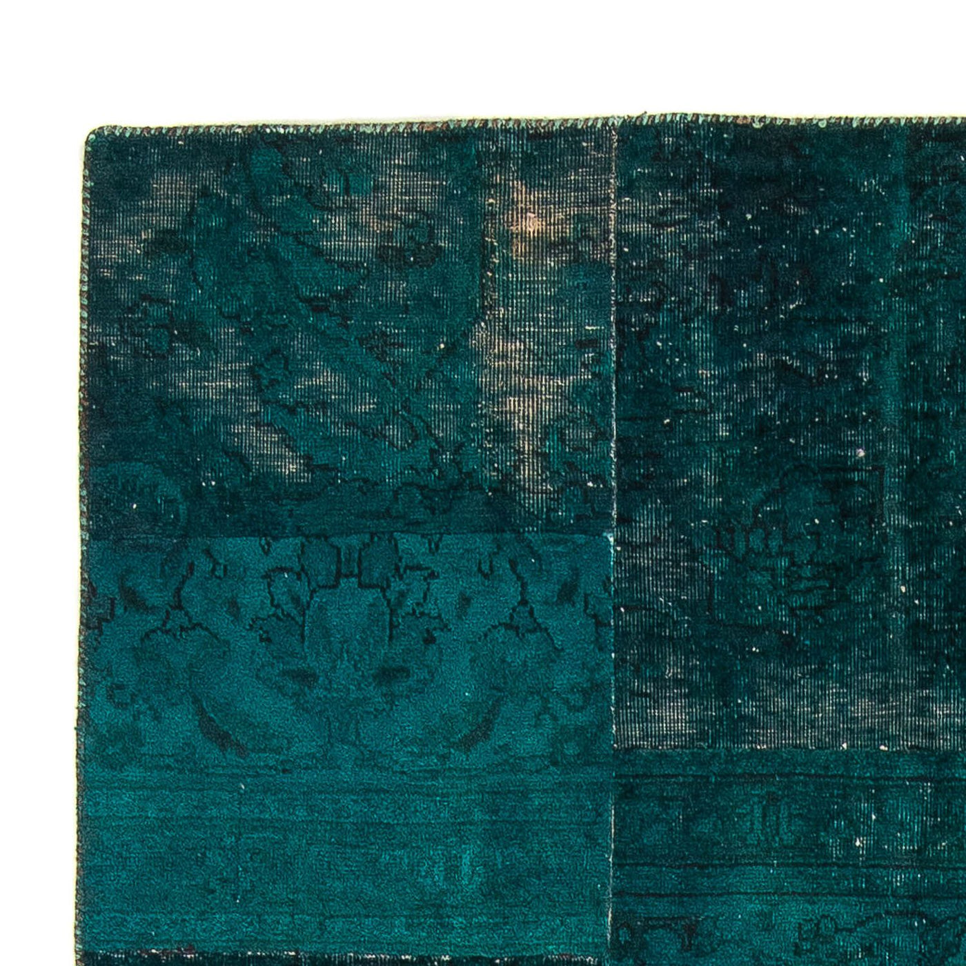 Patchwork Rug 205x131cm - Perserteppich Wollteppich