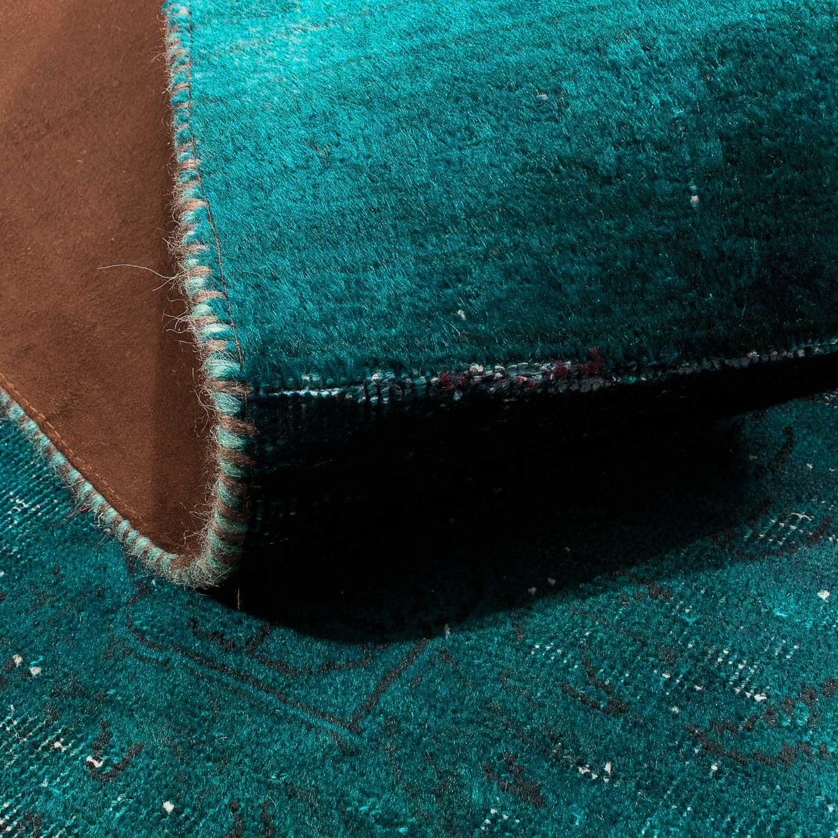 Patchwork Rug - 205 x 131 cm - multicolored