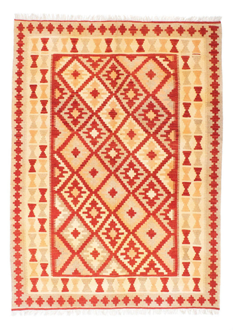 Kelim Rug - Oriental - 211 x 155 cm - red