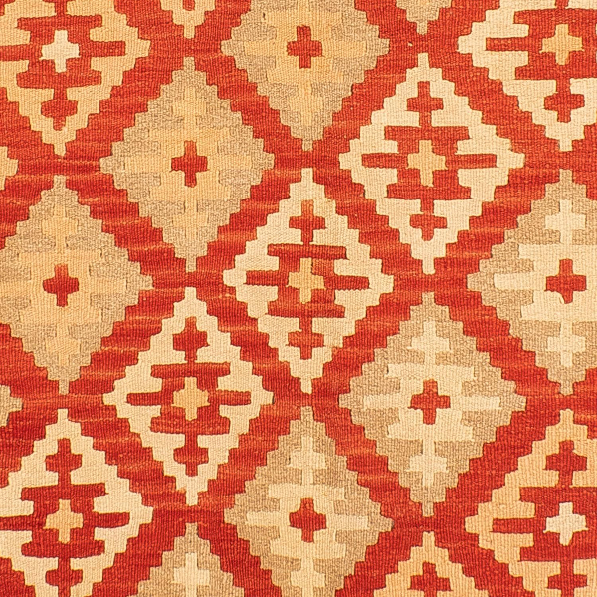 Kelim Rug - Oriental - 206 x 152 cm - dark red