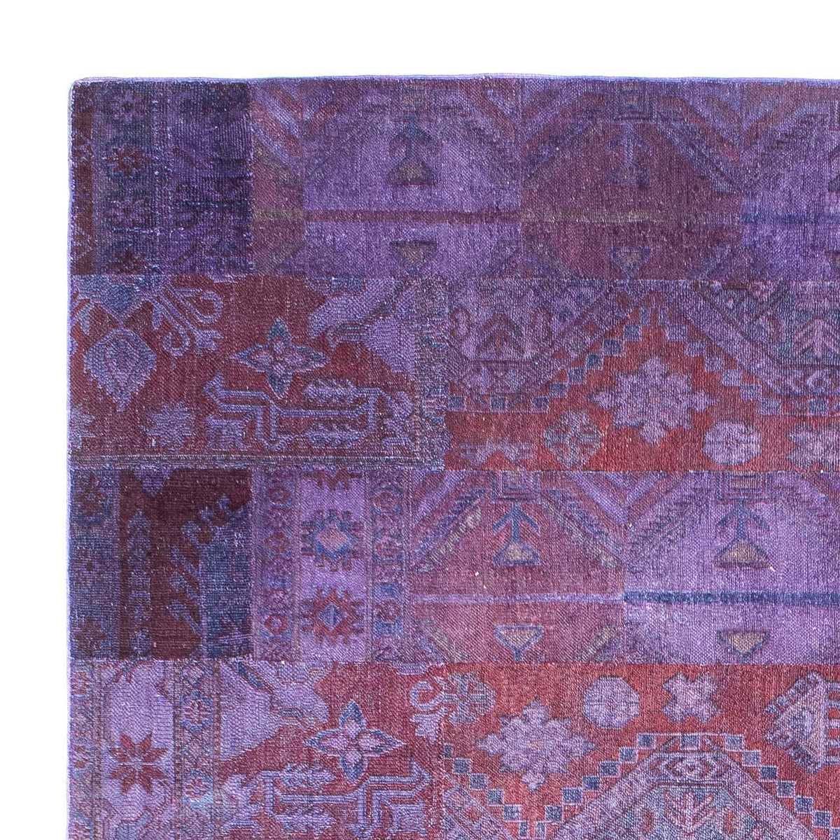 Patchwork Rug 239x299cm - Perserteppich Wollteppich