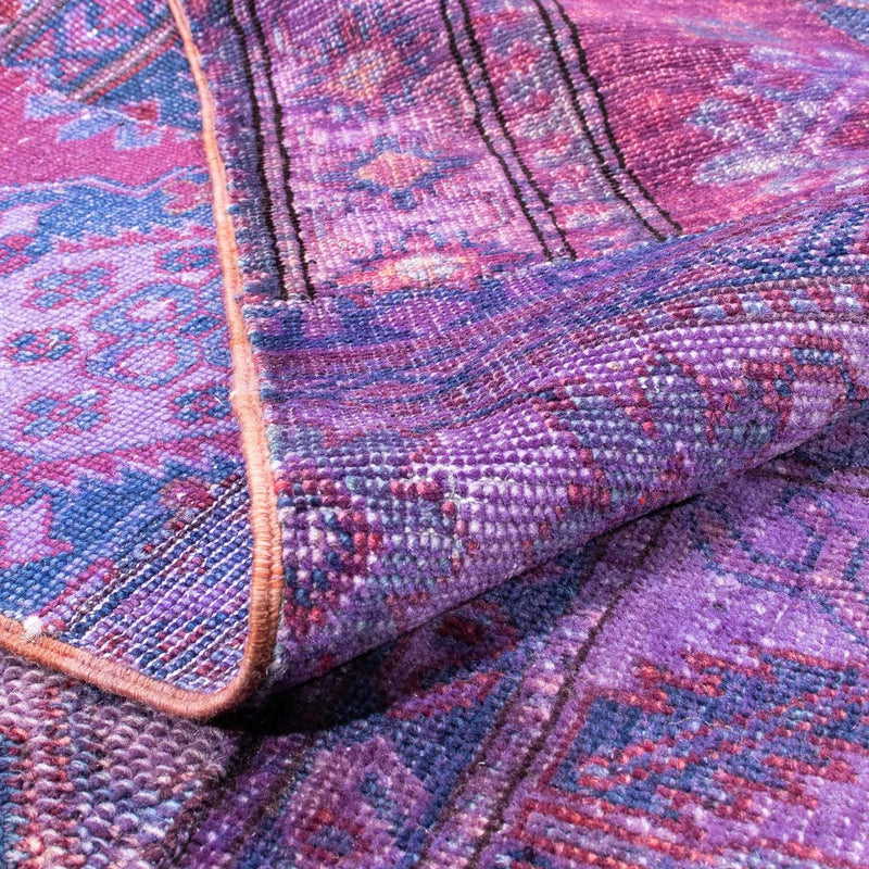 Patchwork Rug - 291 x 210 cm - multicolored