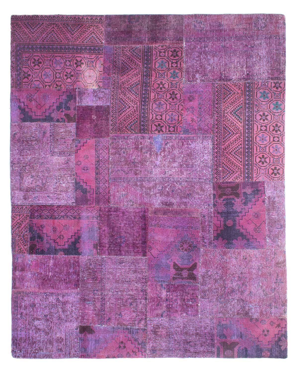 Patchwork Rug - 307 x 240 cm - multicolored