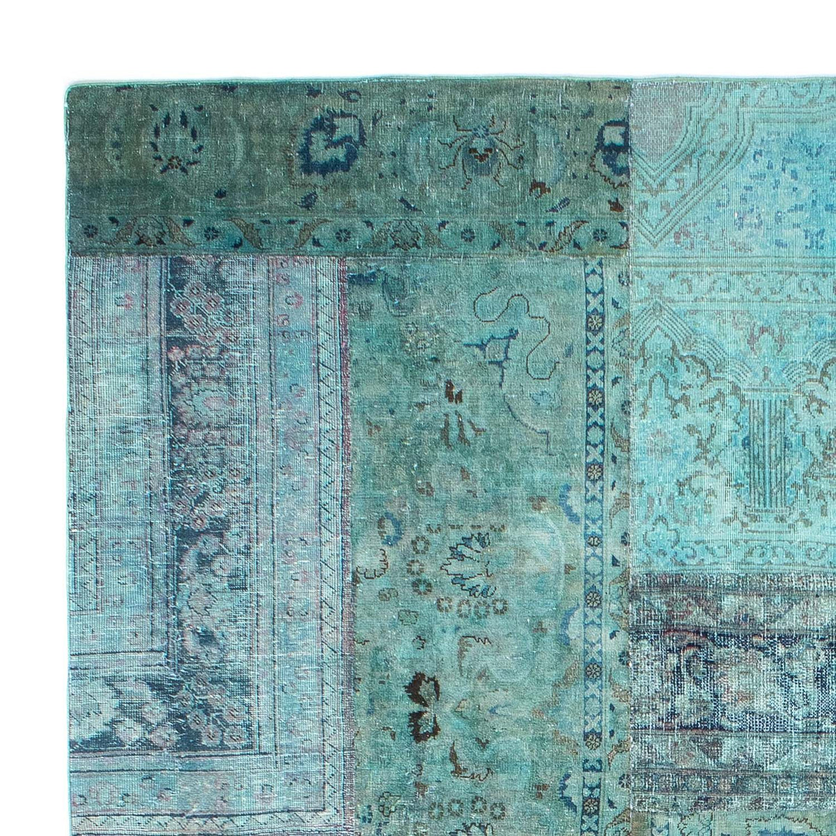 Patchwork Rug - 299 x 238 cm - multicolored