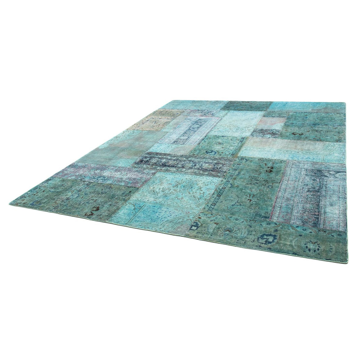 Patchwork Rug - 299 x 238 cm - multicolored