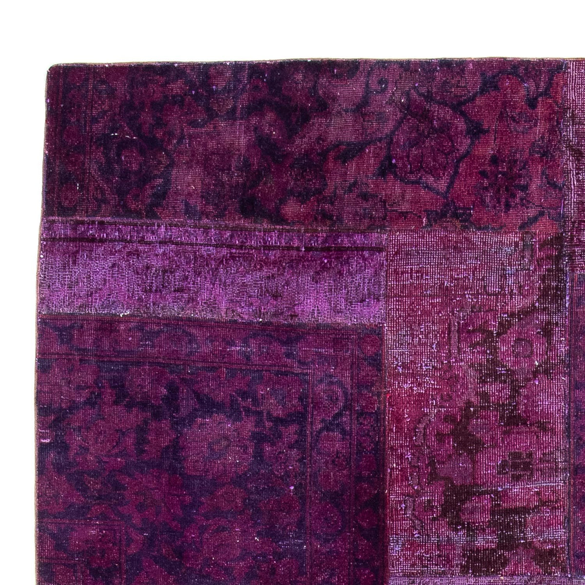 Patchwork Rug - 271 x 180 cm - multicolored