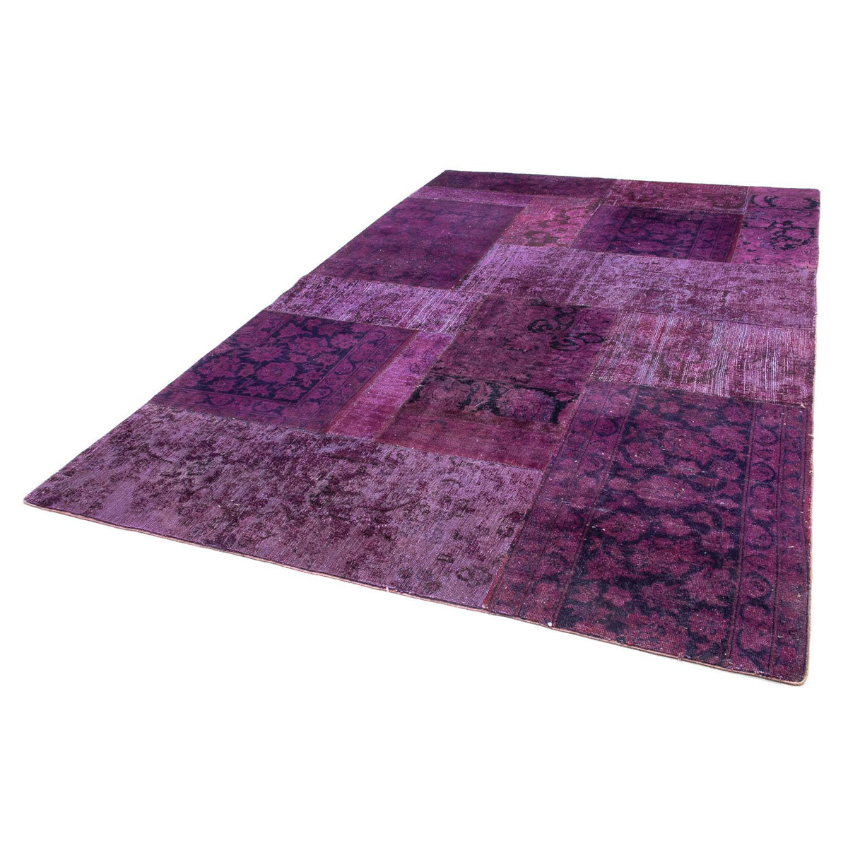 Patchwork Rug - 271 x 180 cm - multicolored