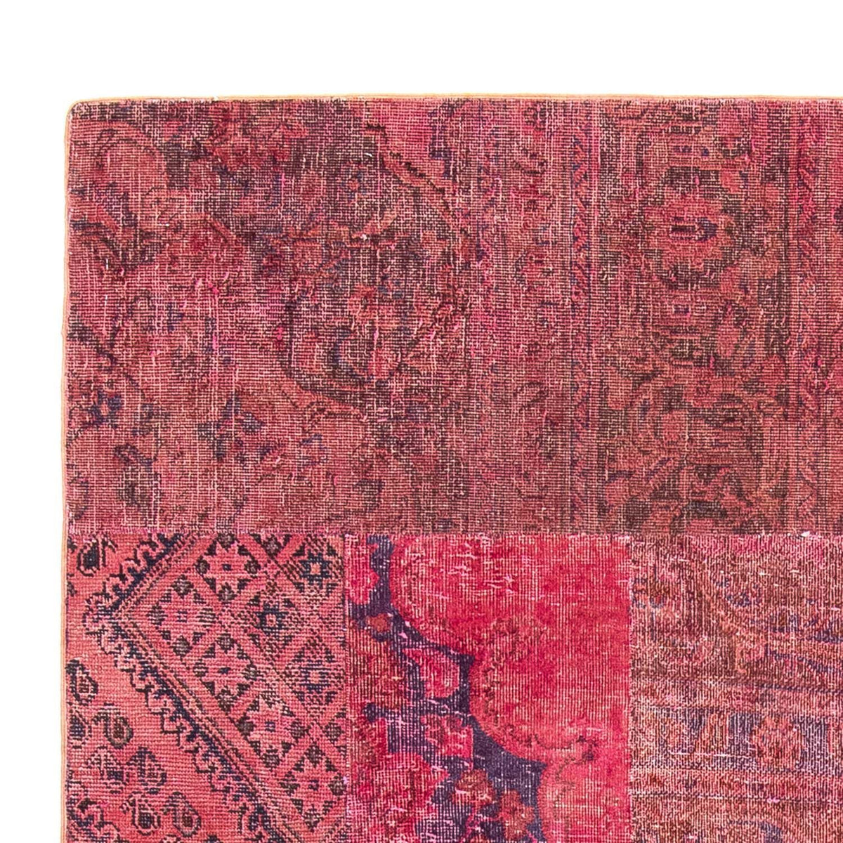 Patchwork Rug - 239 x 152 cm - multicolored