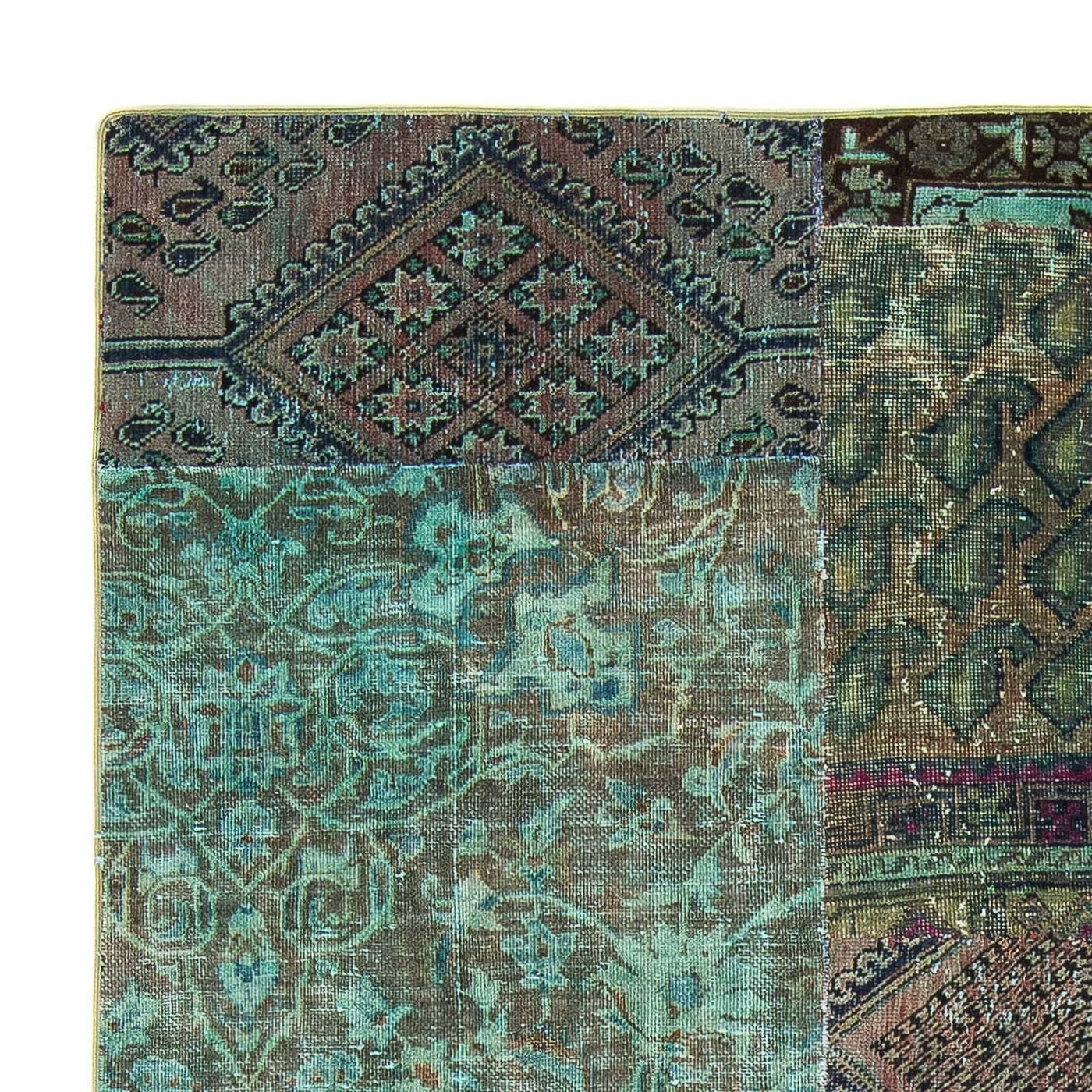 Patchwork Rug 234x150cm - Wool Rug