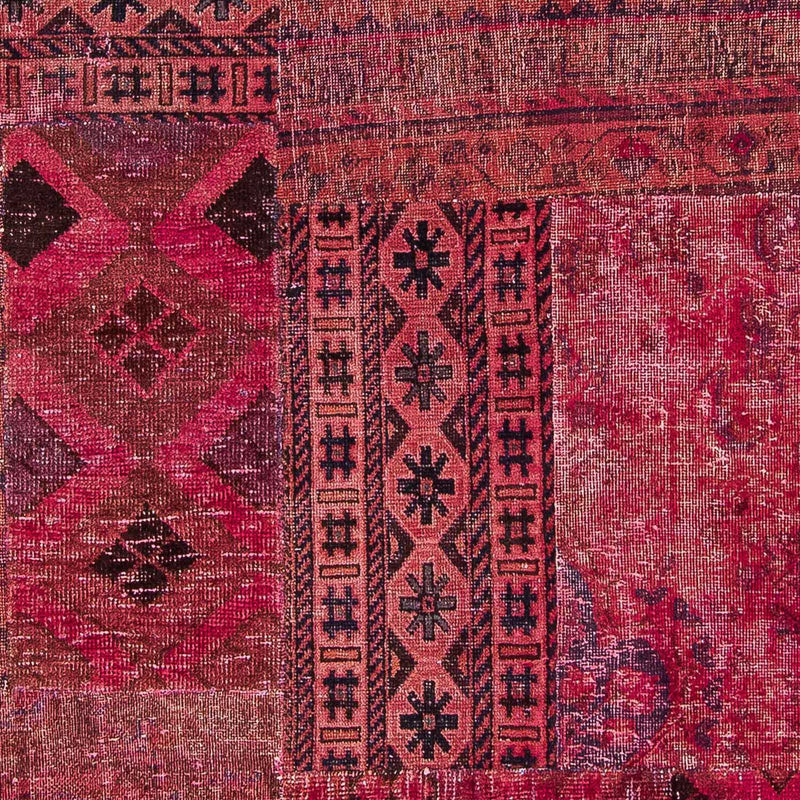 Patchwork Rug - 241 x 151 cm - multicolored