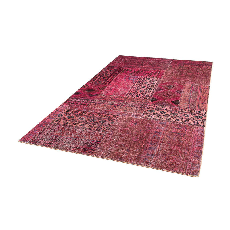 Patchwork Rug - 241 x 151 cm - multicolored