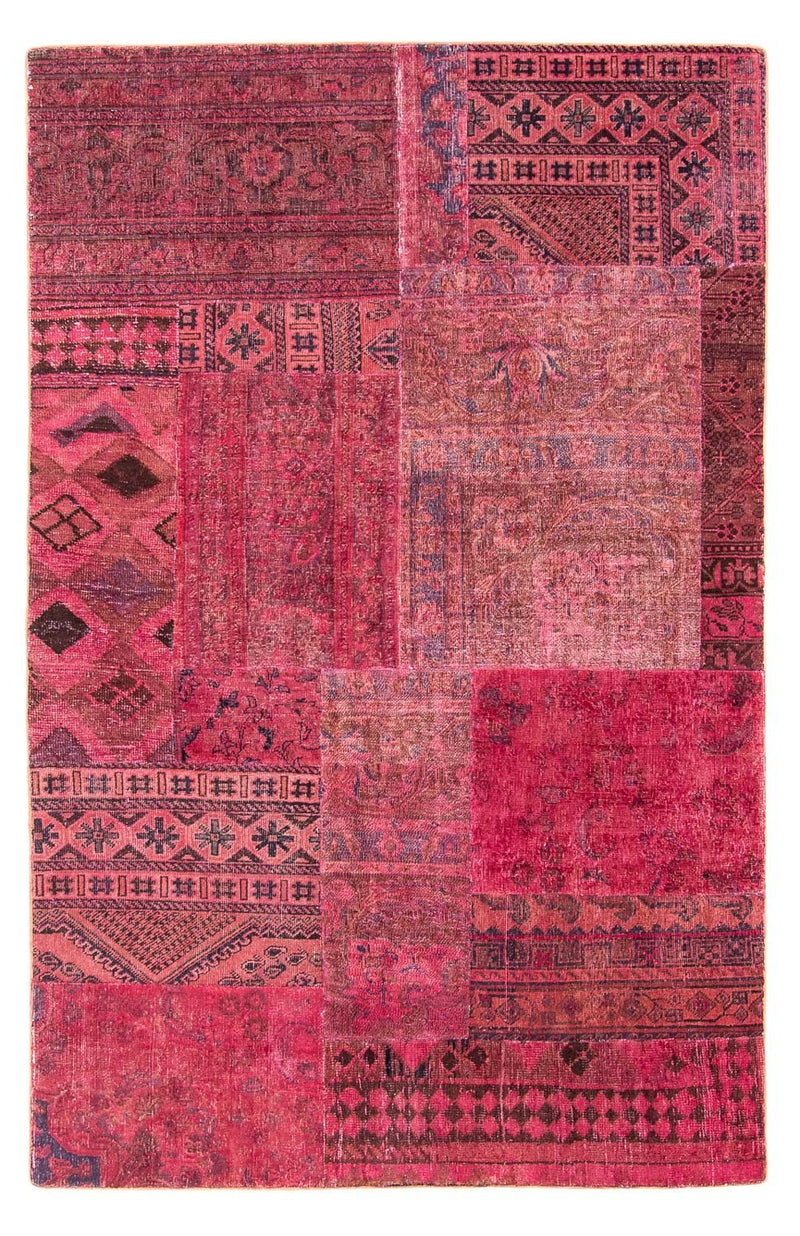 Patchwork Rug - 237 x 151 cm - multicolored