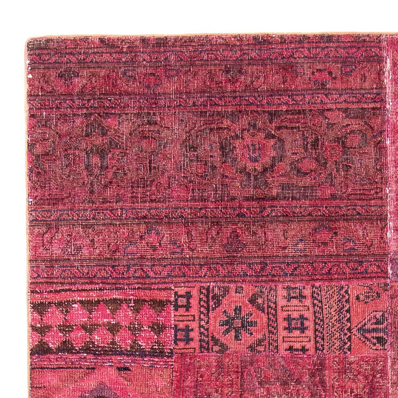 Patchwork Rug - 237 x 151 cm - multicolored
