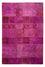 Patchwork Rug - 271 x 182 cm - purple