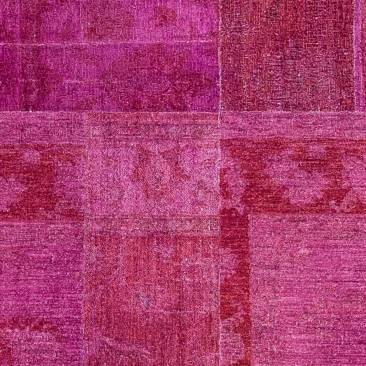 Patchwork Rug - 271 x 182 cm - purple