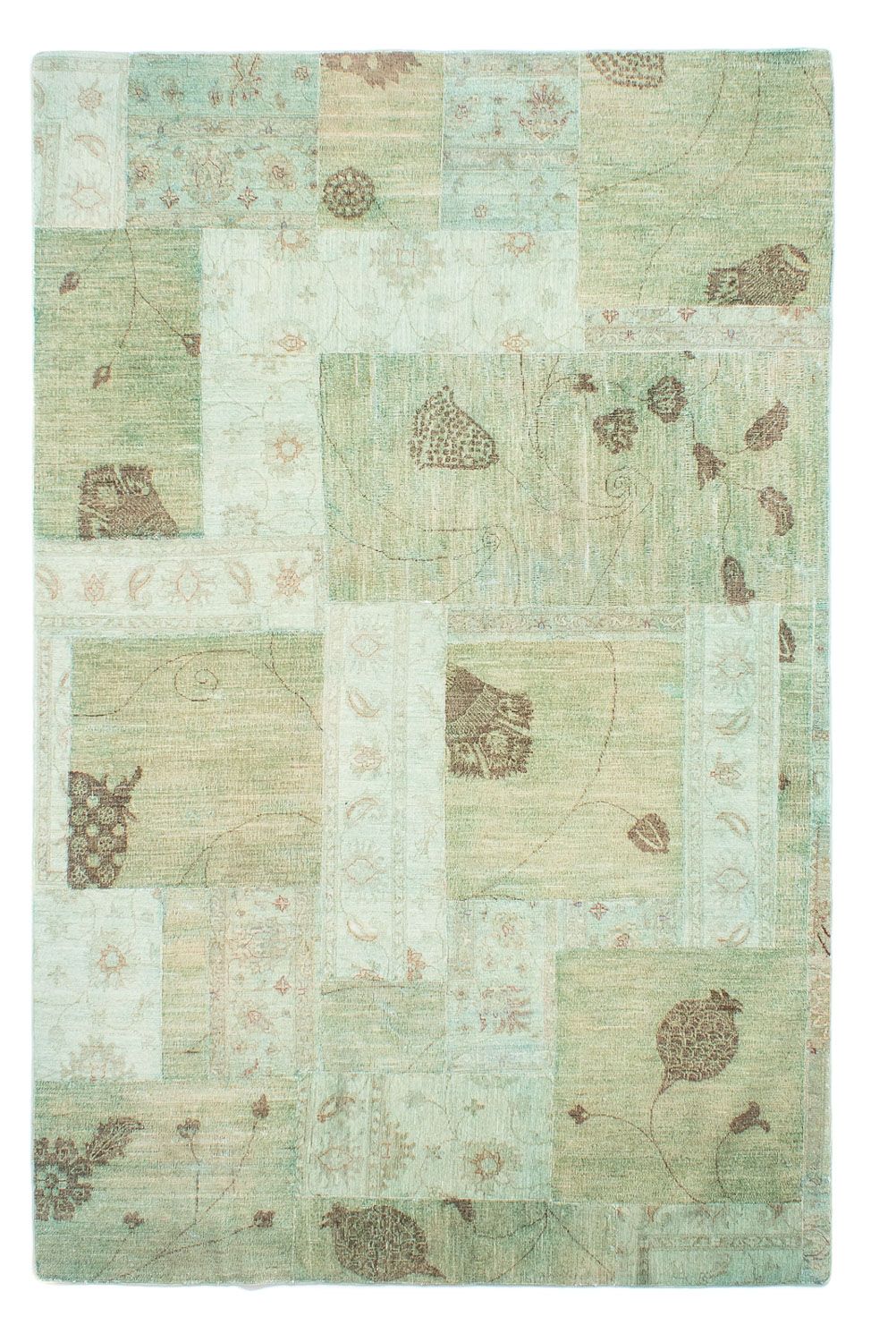 Patchwork Rug - 292 x 190 cm - multicolored