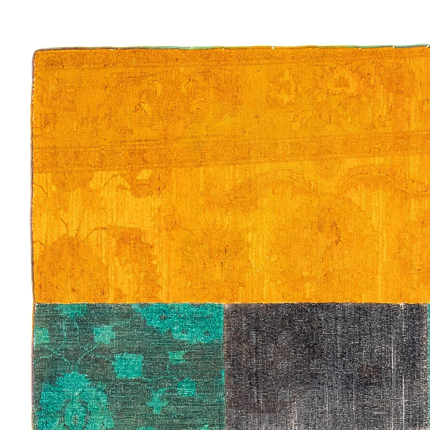 Patchwork Rug 232x164cm - Perserteppich Wollteppich
