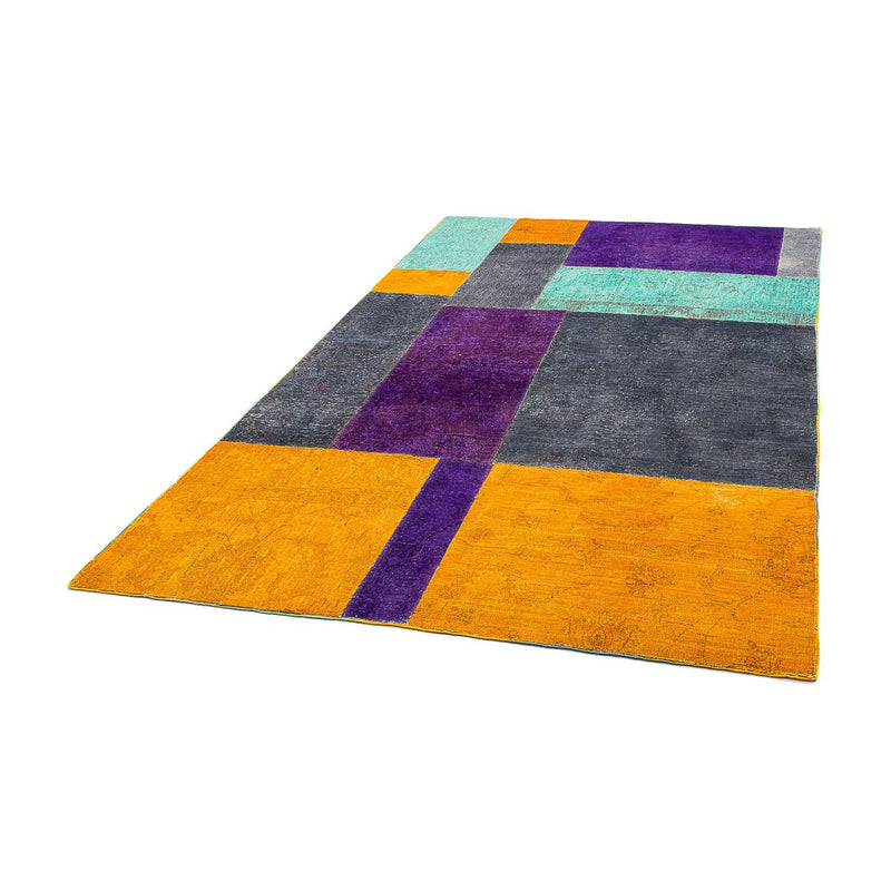 Patchwork Rug - 237 x 146 cm - multicolored