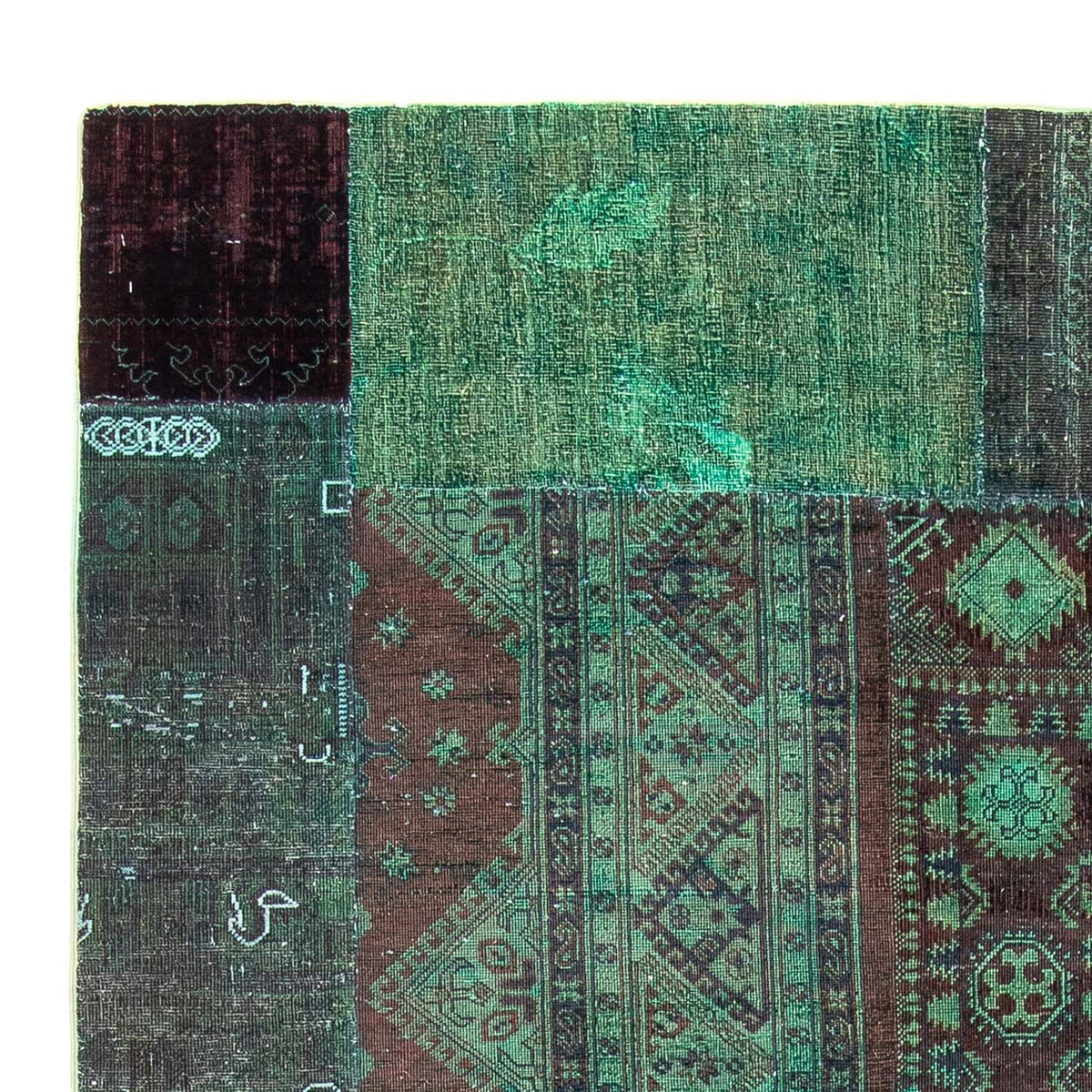 Patchwork Rug - 270 x 175 cm - multicolored