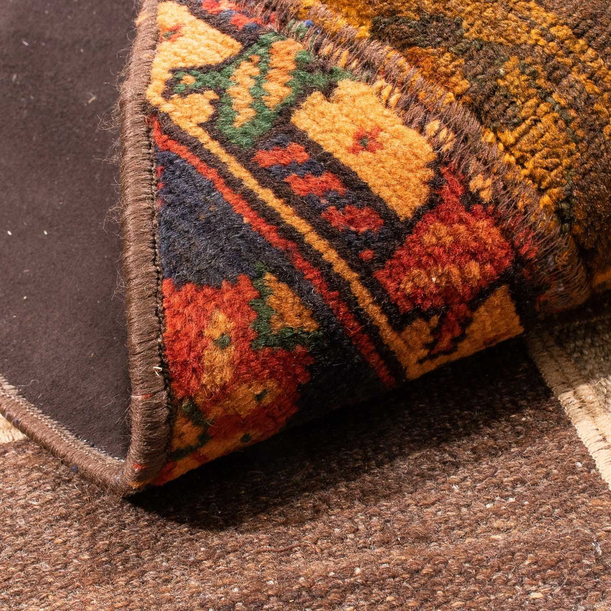 Patchwork Rug - 229 x 163 cm - multicolored