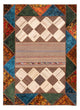 Patchwork Rug 164x224cm - Perserteppich Wollteppich