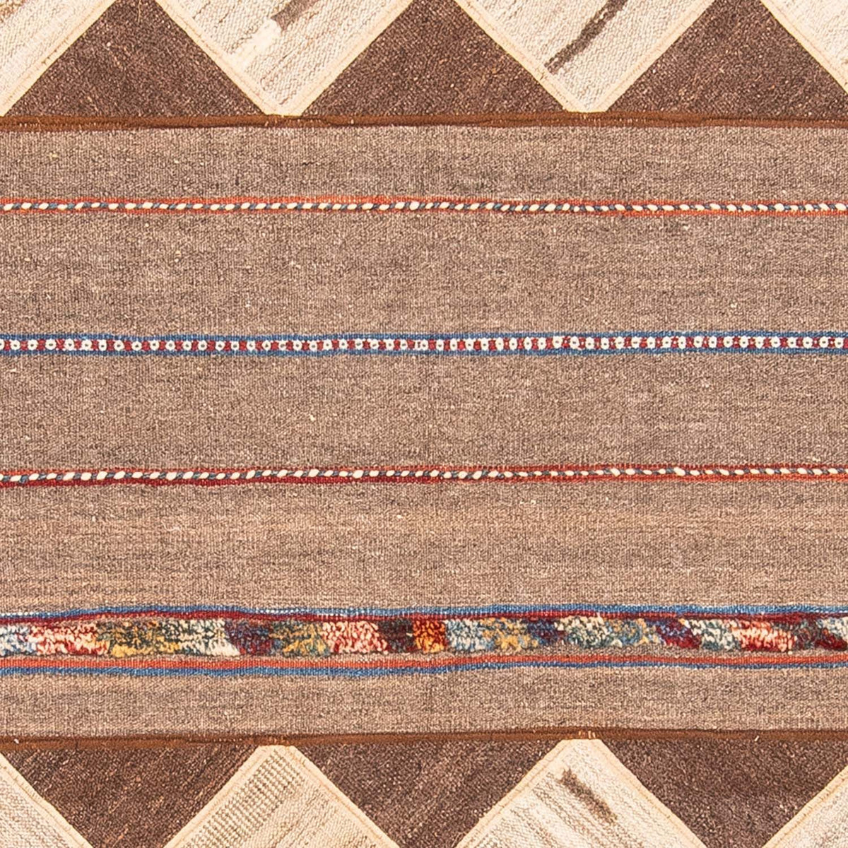 Patchwork Rug - 224 x 164 cm - multicolored