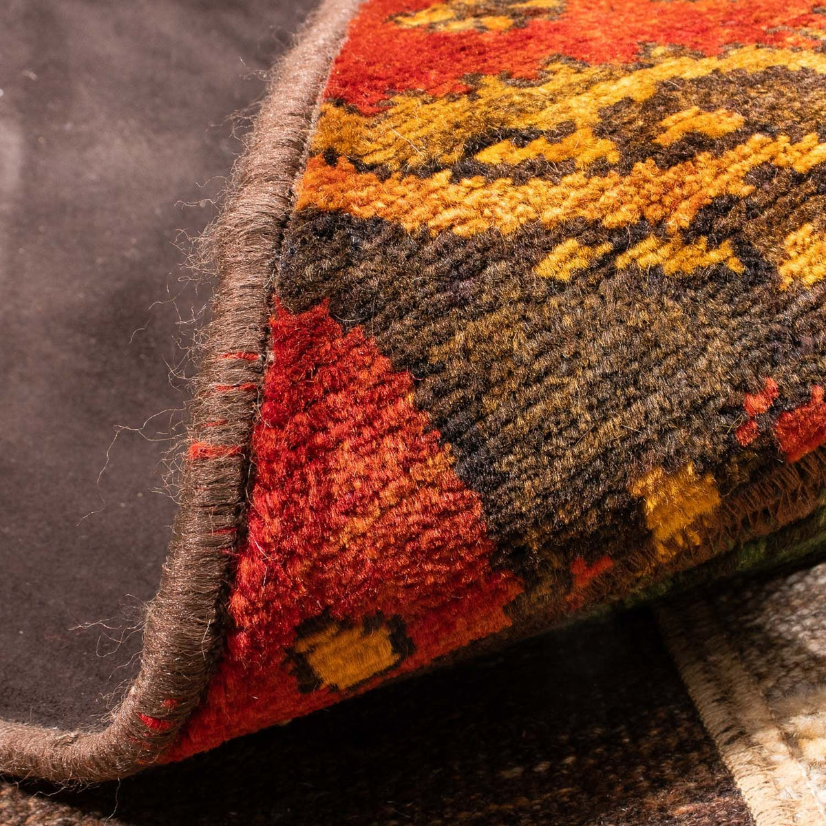 Patchwork Rug - 224 x 164 cm - multicolored