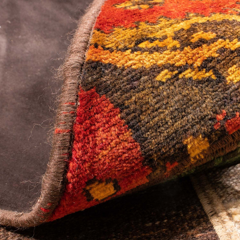 Patchwork Rug - 224 x 164 cm - multicolored