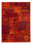Patchwork Rug - 194 x 140 cm - multicolored
