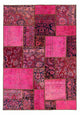 Patchwork Rug 197x138cm - Perserteppich Wollteppich