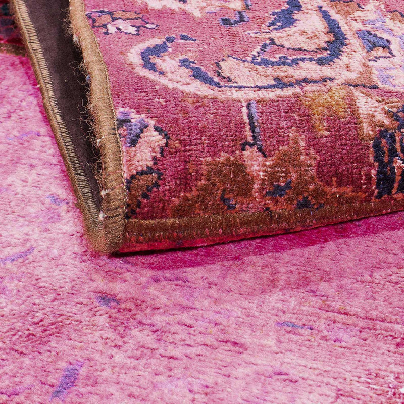 Patchwork Rug - 197 x 138 cm - multicolored