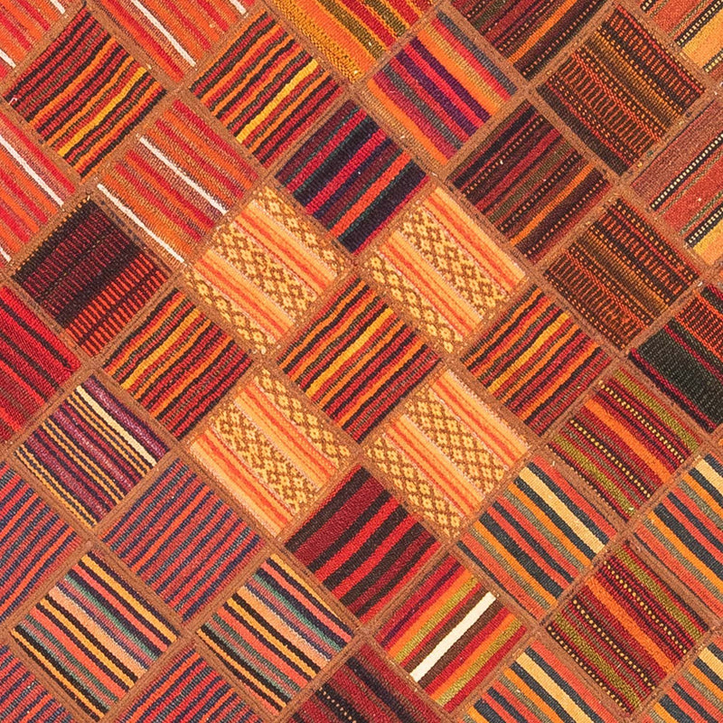 Patchwork Rug - 234 x 176 cm - multicolored