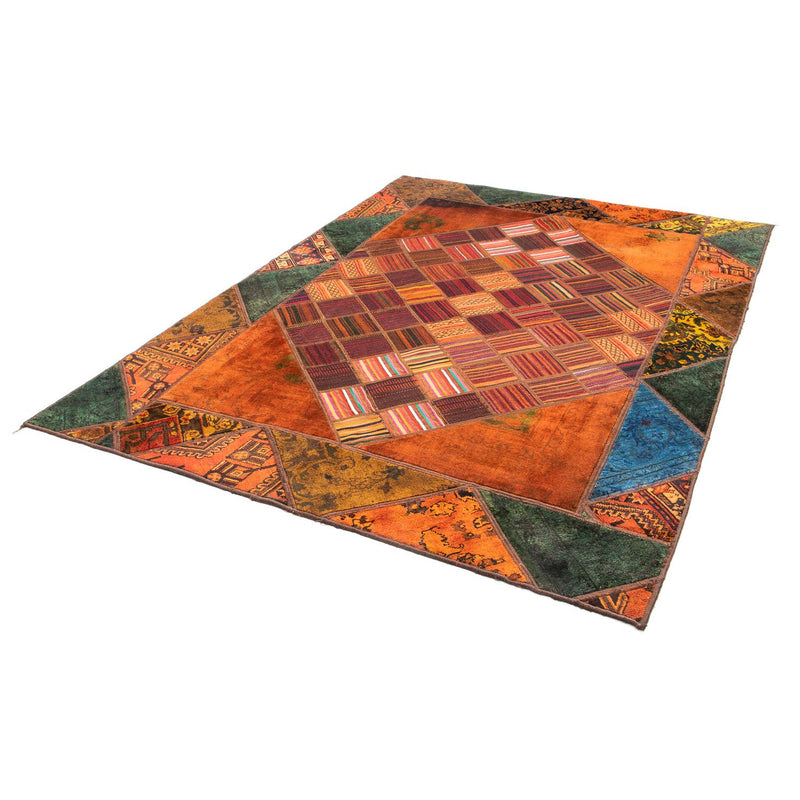 Patchwork Rug - 225 x 164 cm - multicolored