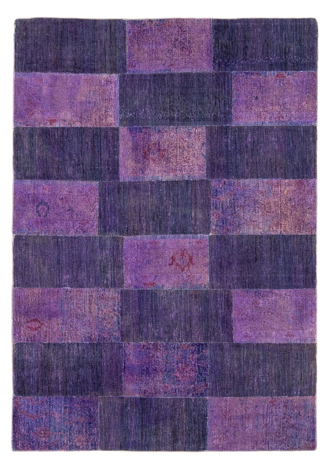 Patchwork Rug - 235 x 165 cm - multicolored