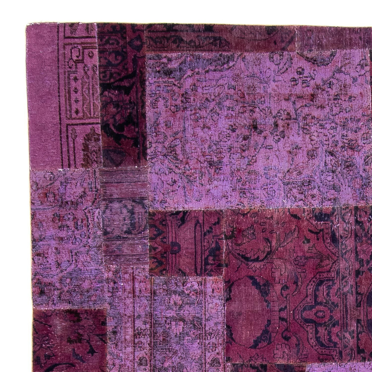 Patchwork Rug - 356 x 260 cm - multicolored