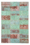Patchwork Rug 182x270cm - Perserteppich Wollteppich - Rectangle / Multicolored / 182 x 270 cm Rectangle