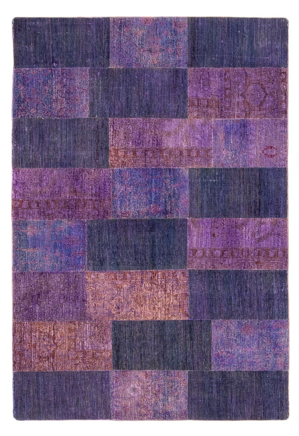 Patchwork Rug - 237 x 165 cm - multicolored