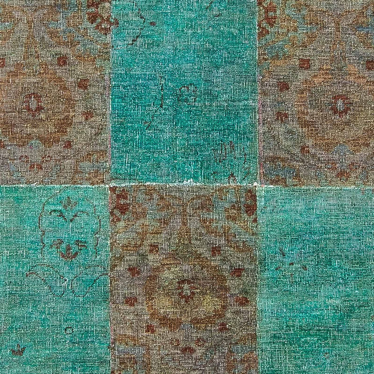 Patchwork Rug - 240 x 149 cm - multicolored