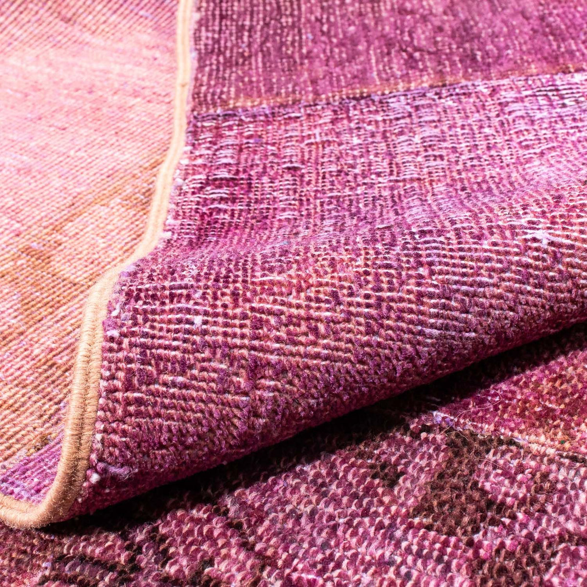 Patchwork Rug - 264 x 182 cm - multicolored