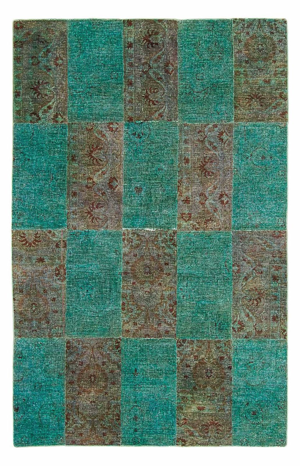 Patchwork Rug - 243 x 149 cm - multicolored