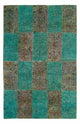 Patchwork Rug 243x149cm - Wool Rug