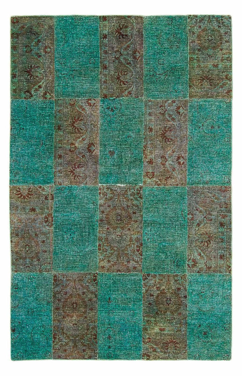 Patchwork Rug - 243 x 149 cm - multicolored