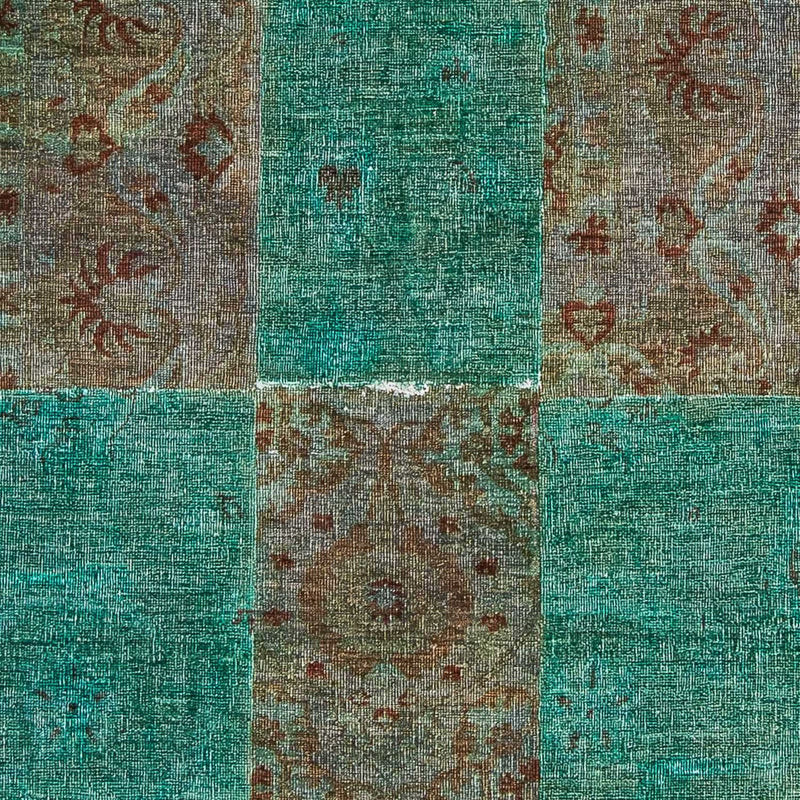Patchwork Rug - 243 x 149 cm - multicolored