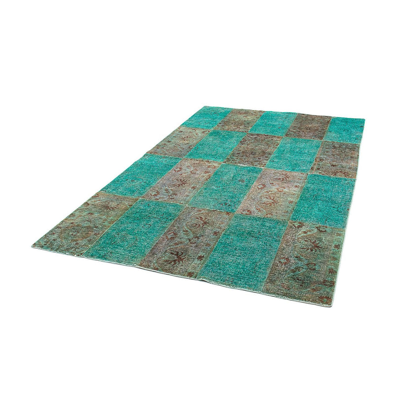Patchwork Rug - 243 x 149 cm - multicolored