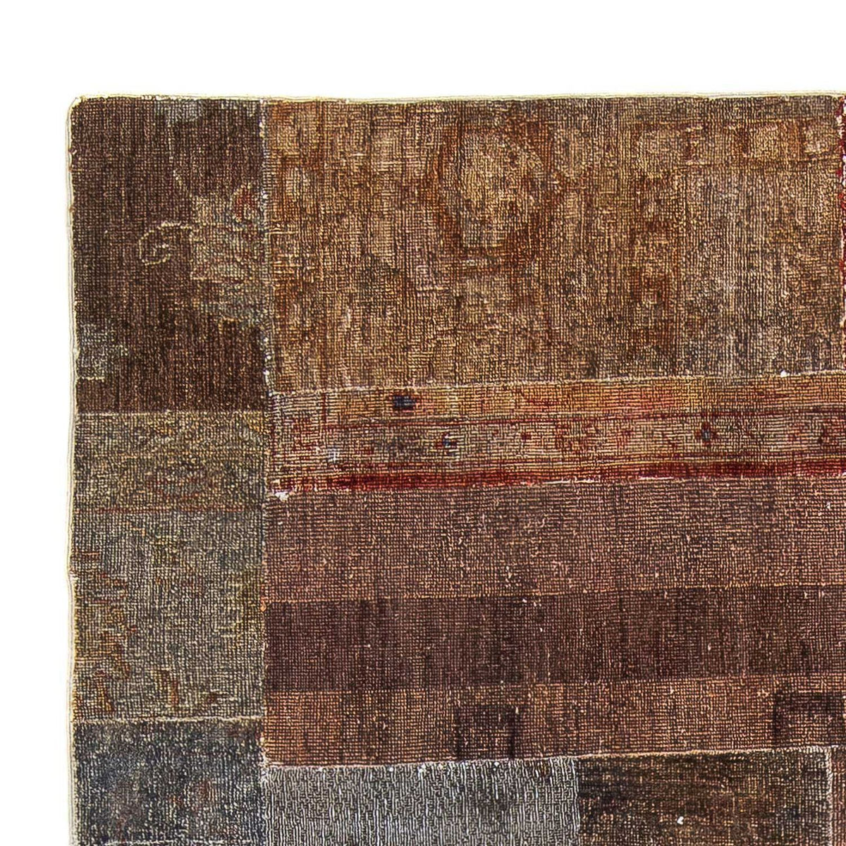 Patchwork Rug 146x194cm - Wool Rug