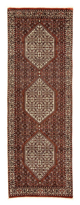 Runner Perser Rug - Bidjar - 273 x 87 cm - dark red