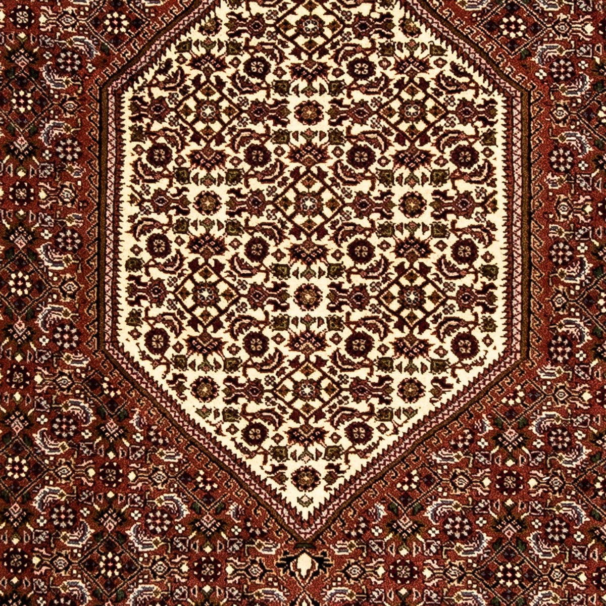 Runner Perser Rug - Bidjar - 273 x 87 cm - dark red