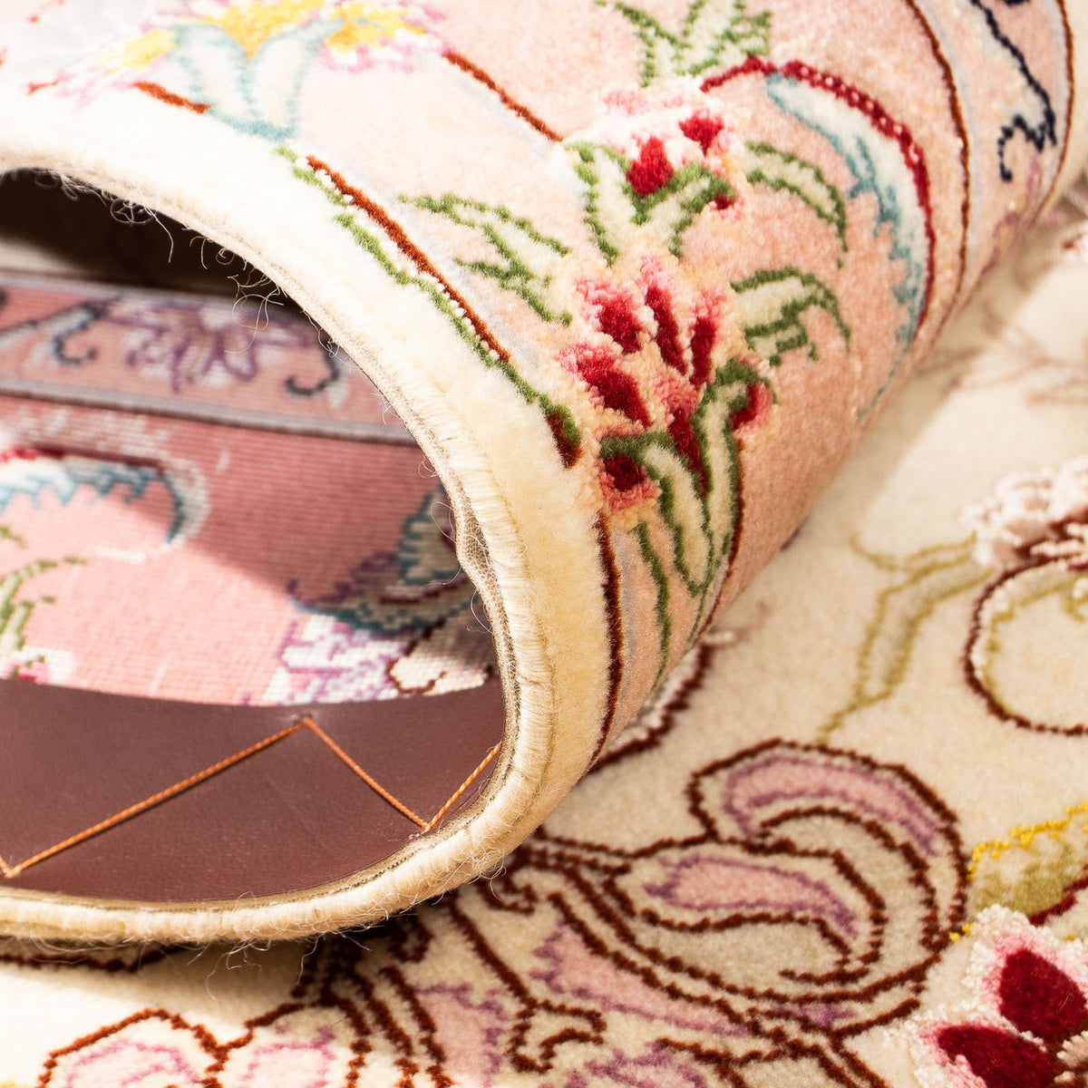 Runner Perser Rug - Tabriz - Royal - 310 x 88 cm - beige