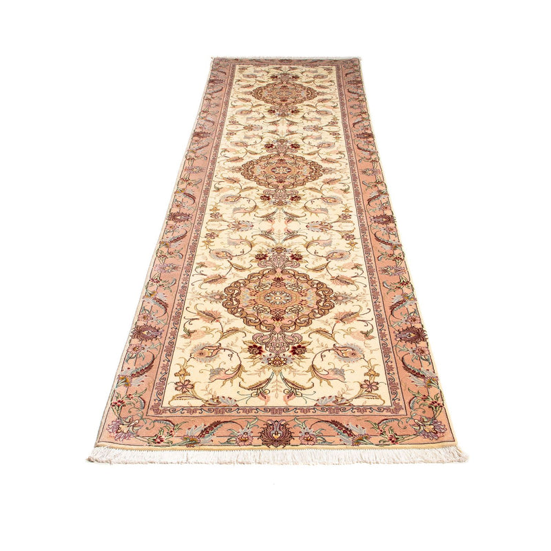 Runner Perser Rug - Tabriz - Royal - 310 x 88 cm - beige