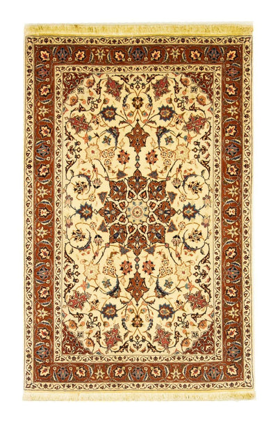 Tabriz - 50 Raj Rug 103x157cm - Persian Rugs - beige